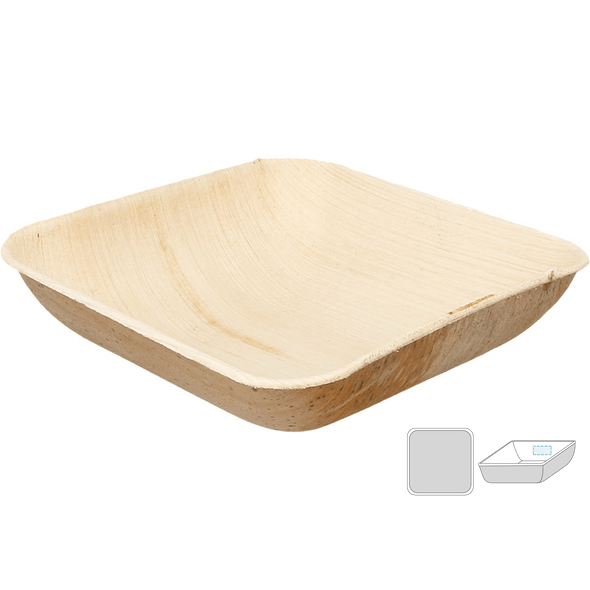 Tigelas Quadradas Areca Tigelas Quadradas Areca